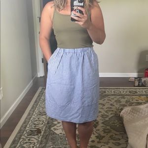 J. Crew Stripped Skirt Size 4